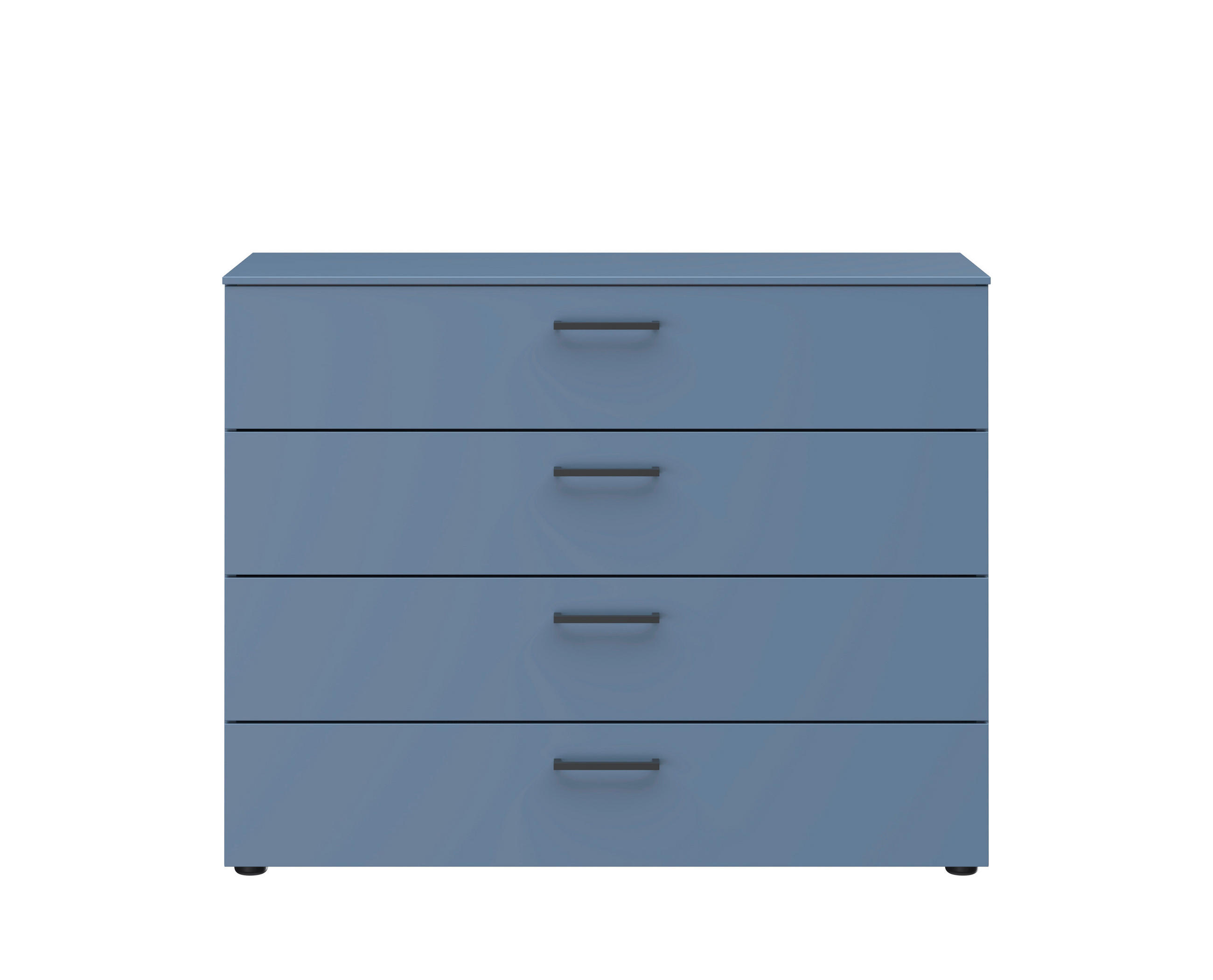 KOMMODE Primolar Garda  in 100/79/41 cm  - Blau/Schwarz, Design, Holzwerkstoff/Kunststoff (100/79/41cm) - Xora