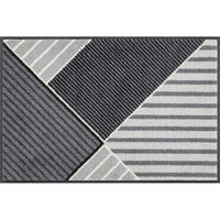 DVEŘNÍ ROHOŽKA, 50/75 cm, šedá - šedá, Konvenční, textil/plast (50/75cm) - Esposa