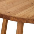 COUCHTISCH Eiche massiv 80/80/40 cm rund Eichefarben  - Eichefarben, Trend, Holz (80/80/40cm) - Linea Natura