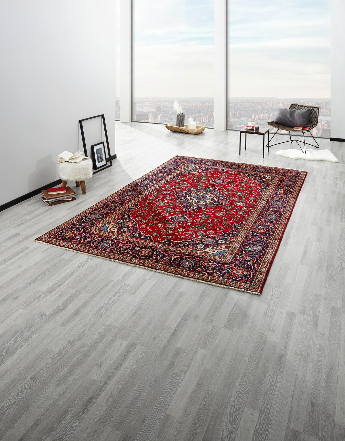 ORIENTTEPPICH 100/150 cm Keshan  - Rot, Lifestyle, Textil (100/150cm) - Cazaris