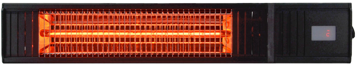 INFRAROTSTRAHLER - Schwarz, Basics, Metall (54/9,4/12,5cm)