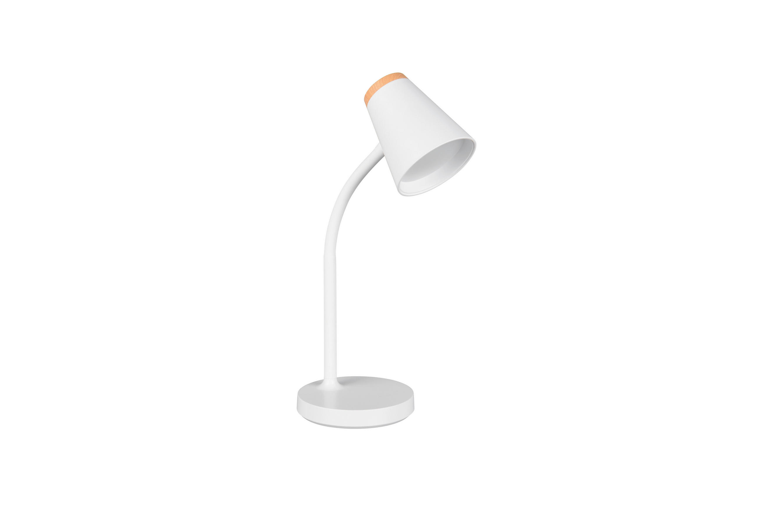 XXXLutz Led-Tischleuchte Braun, Weiß 36 cm
