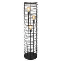 STEHLEUCHTE 30/129 cm    - Schwarz, Design, Metall (30/129cm) - Globo