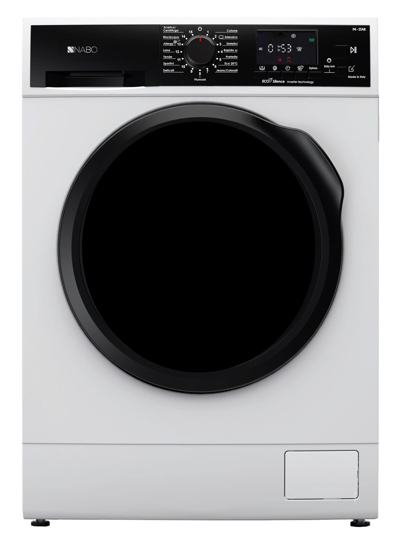 WASCHMASCHINE WM 3100 SLIM   - Weiß, Basics, Metall (84,2/59,6/45cm) - Nabo