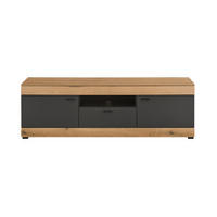 LOWBOARD  150/48/45 cm 1 Schublade(n) Typenauswahl, stehend  - Eichefarben/Graphitfarben, Design, Holzwerkstoff/Metall (150/48/45cm) - MID.YOU