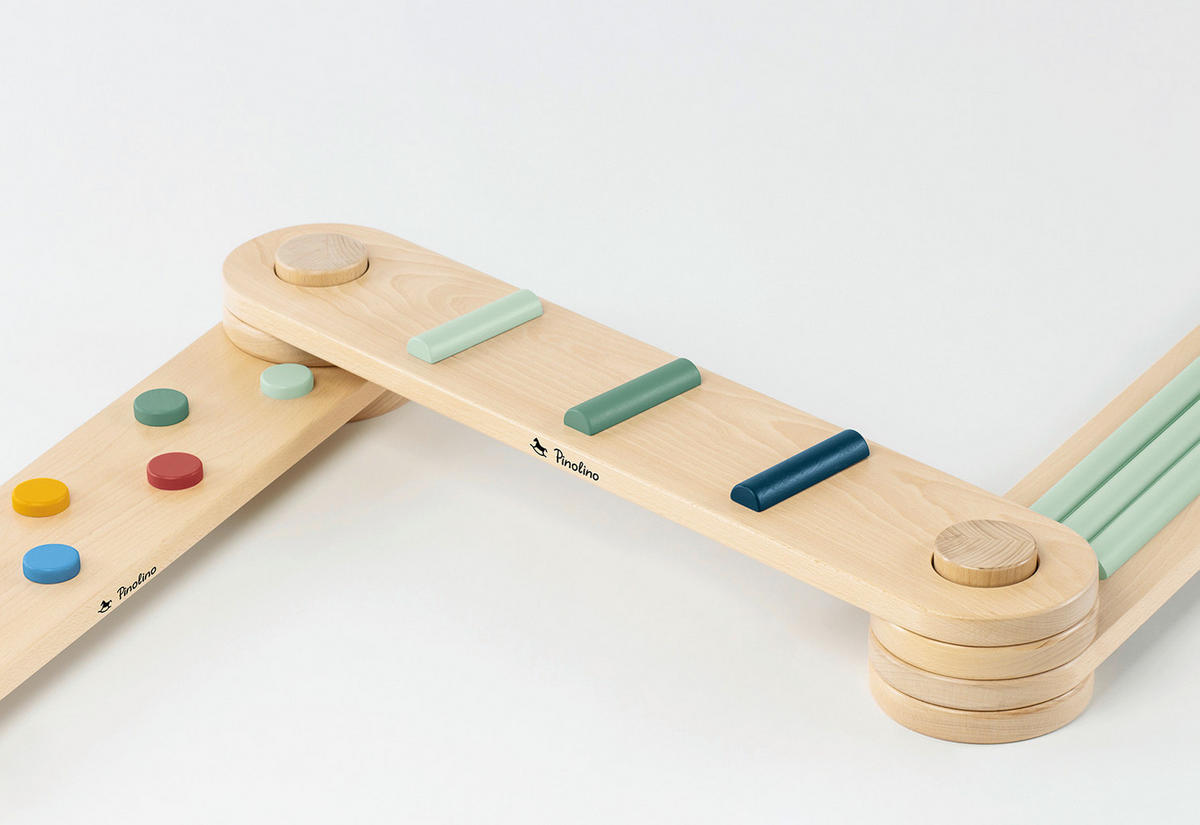 MOTORIKSPIEL - Buchefarben/Multicolor, Basics, Holz (15/4/80cm) - Pinolino