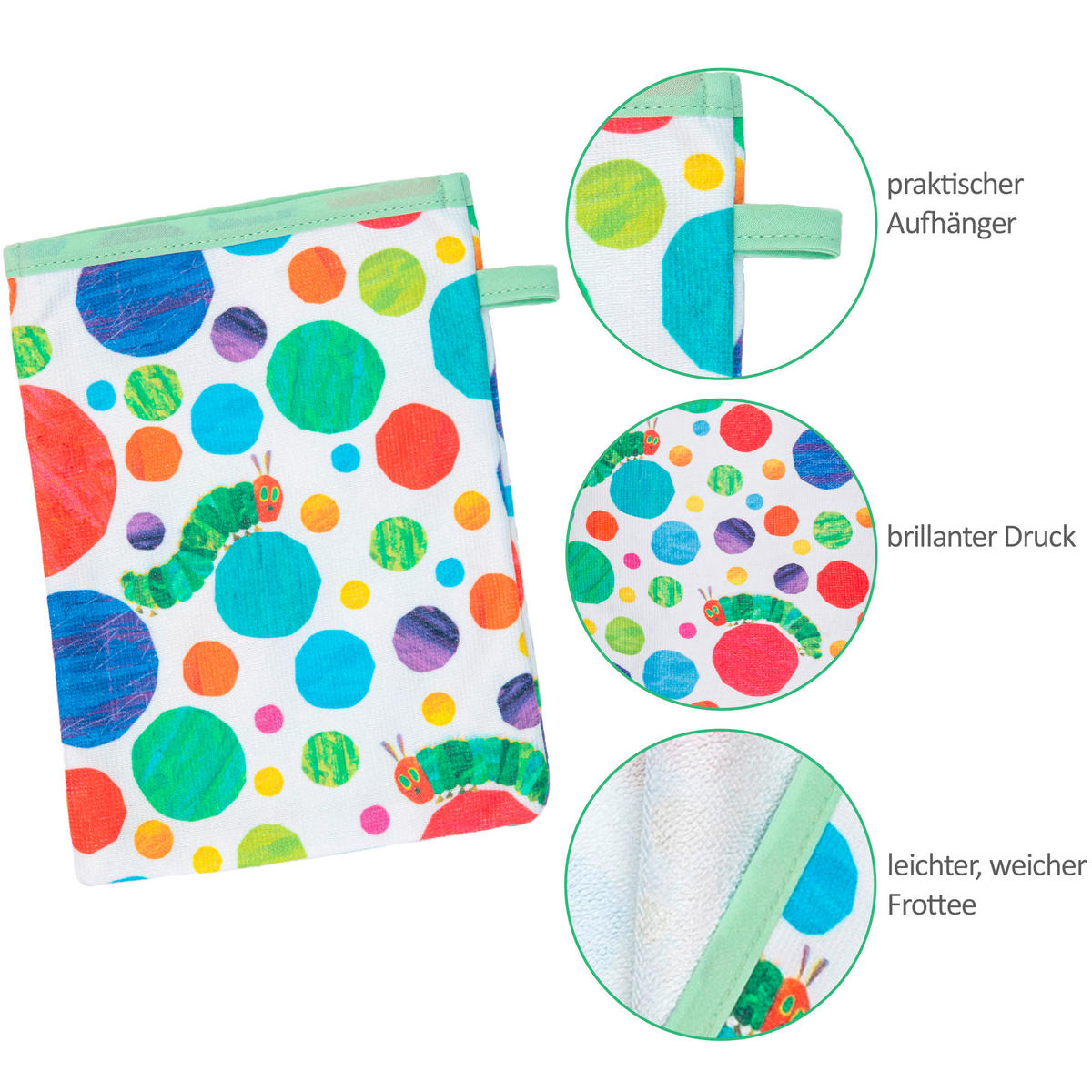 FROTTIERSET RAUPE Multicolor  - Multicolor, Basics, Textil - Sola
