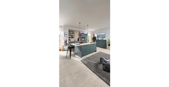 EINBAUKÜCHE - Grün, Design, Holzwerkstoff - Dieter Knoll