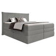 BOXSPRINGBETT 180/200 cm  in Grau  - Schwarz/Grau, Design, Kunststoff/Textil (180/200cm) - Esposa