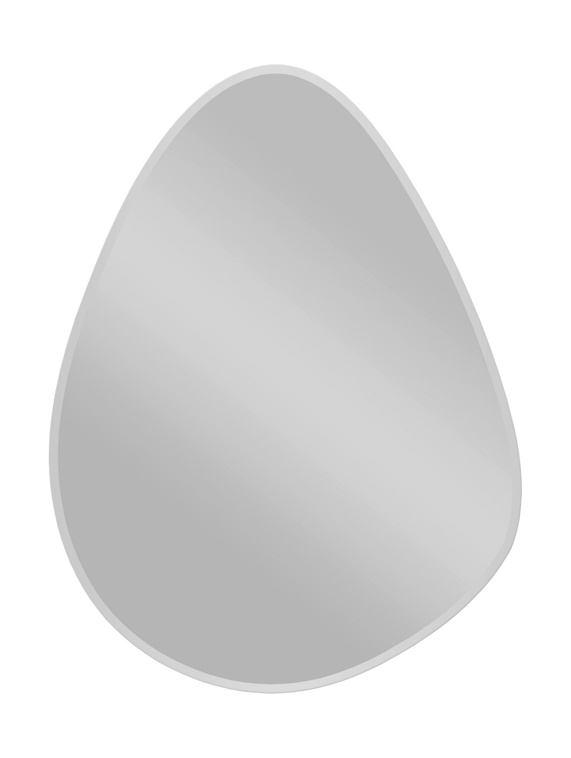 WANDSPIEGEL 30/40/0,5 cm    in organisch  - Klar, Trend, Glas (30/40/0,5cm) - Boxxx