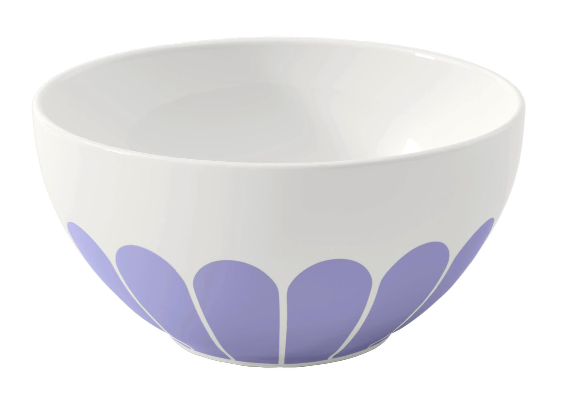 MÜSLISCHALE Fleur Bleu  - Weiß/Hellblau, MODERN, Keramik (14/7cm) - Villeroy & Boch