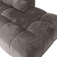 ECKSOFA Grau Flachgewebe  - Schwarz/Grau, MODERN, Kunststoff/Textil (235/275cm) - Landscape