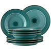 TAFELSERVICE Prospero 8-teilig  - Blau, Basics, Keramik (30,5/30,5/22cm) - Mäser
