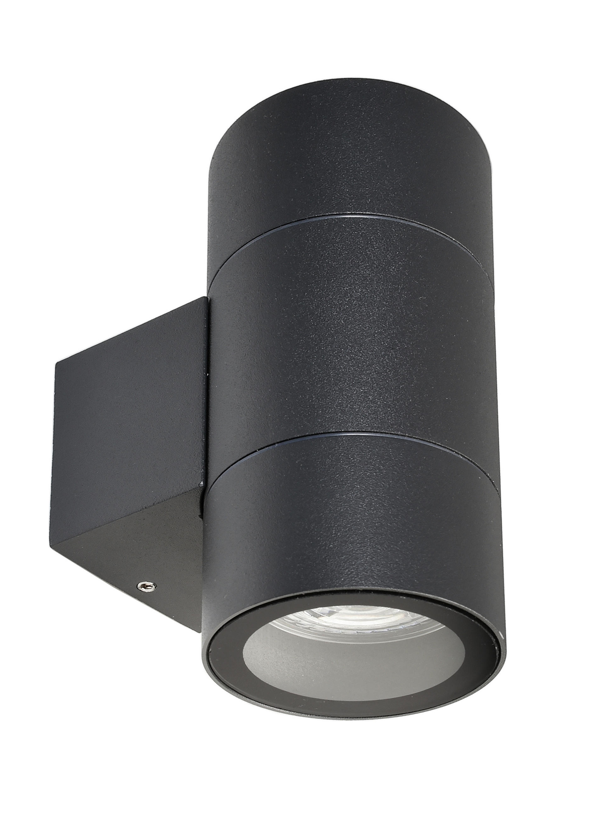 AUßENWANDLEUCHTE 10/6/16 cm   - Schwarz, Design, Metall (10/6/16cm)