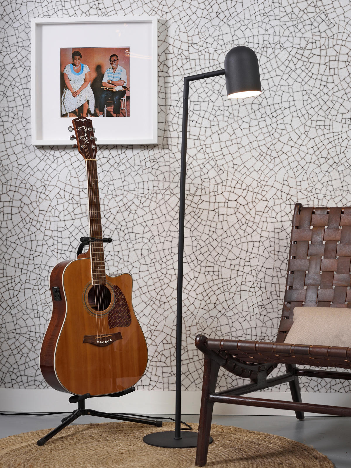 STEHLEUCHTE 17/141 cm    - Schwarz, Design, Metall (17/141cm) - It's about Romi