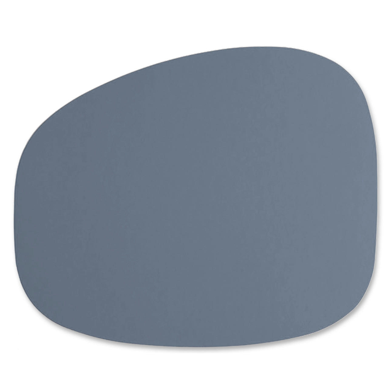 TISCHSET Leder Blau  - Blau, Basics, Leder (40/33/0.2cm)