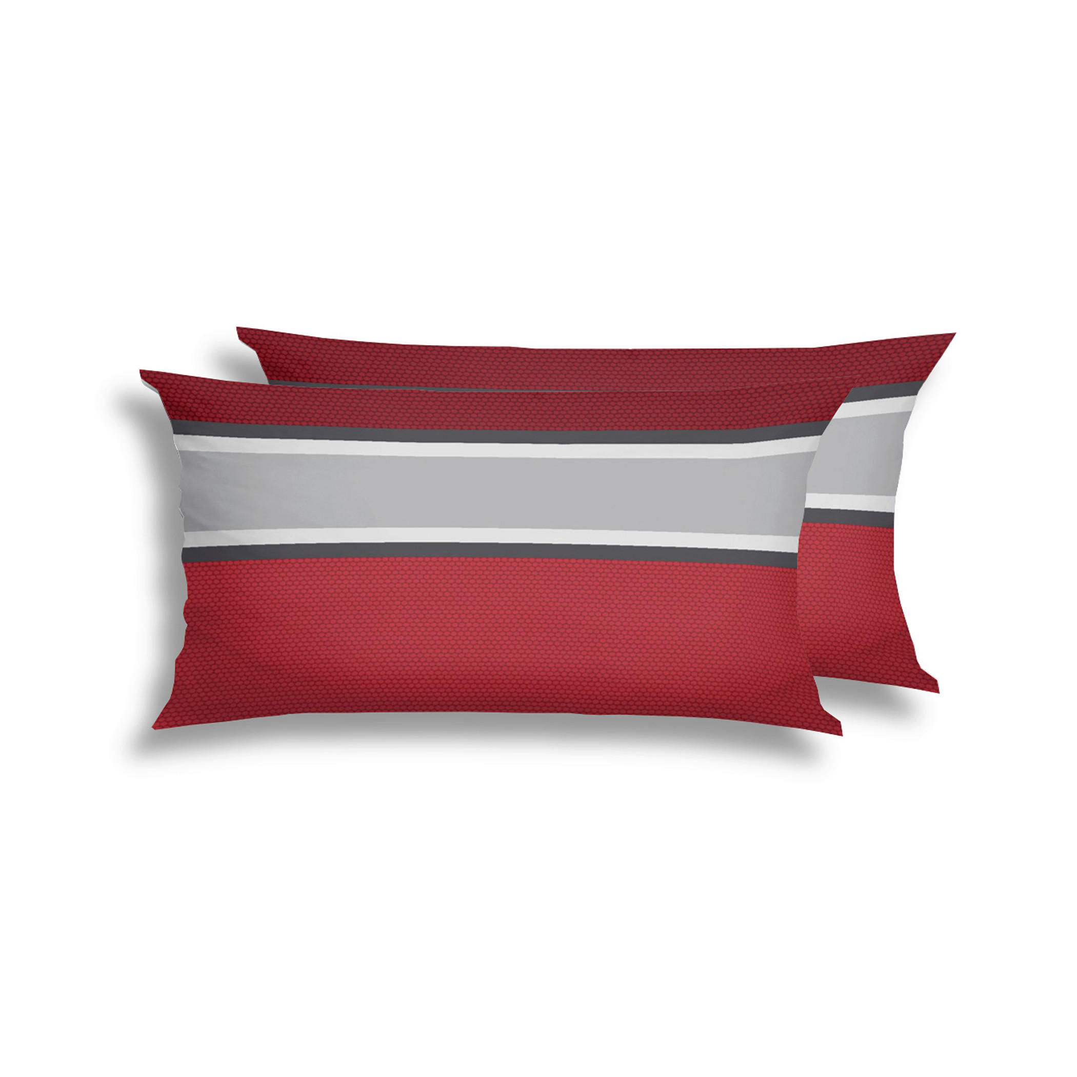 KOPFPOLSTERBEZUG 40/80 cm  - Rot, Design, Textil (40/80cm) - Florella