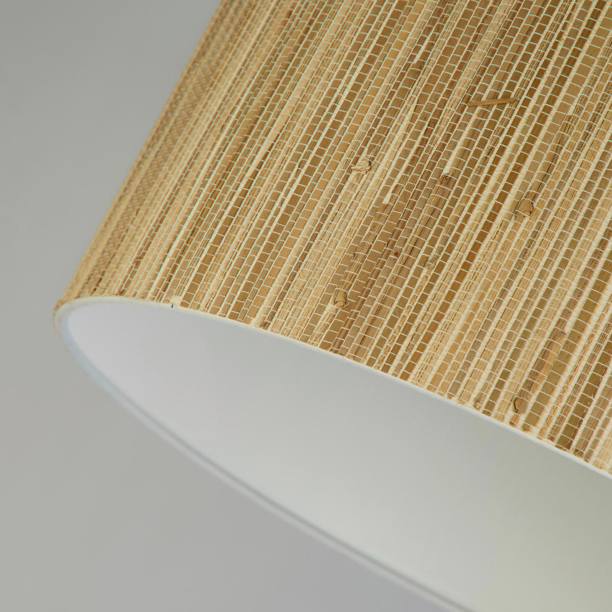 PENDELLEUCHTE Meadow 21/35/120 cm  - Hellbraun/Schwarz, Natur, Naturmaterialien/Metall (21/35/120cm) - Searchlight