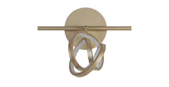 DECKENLEUCHTE    59/12/21,2 cm  - Weiß/Cappuccino, Trend, Kunststoff/Metall (59/12/21,2cm) - Novel