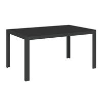 GARTENTISCH Metall, Glas Anthrazit rechteckig  - Anthrazit, Design, Glas/Metall (140/90/72cm) - Xora