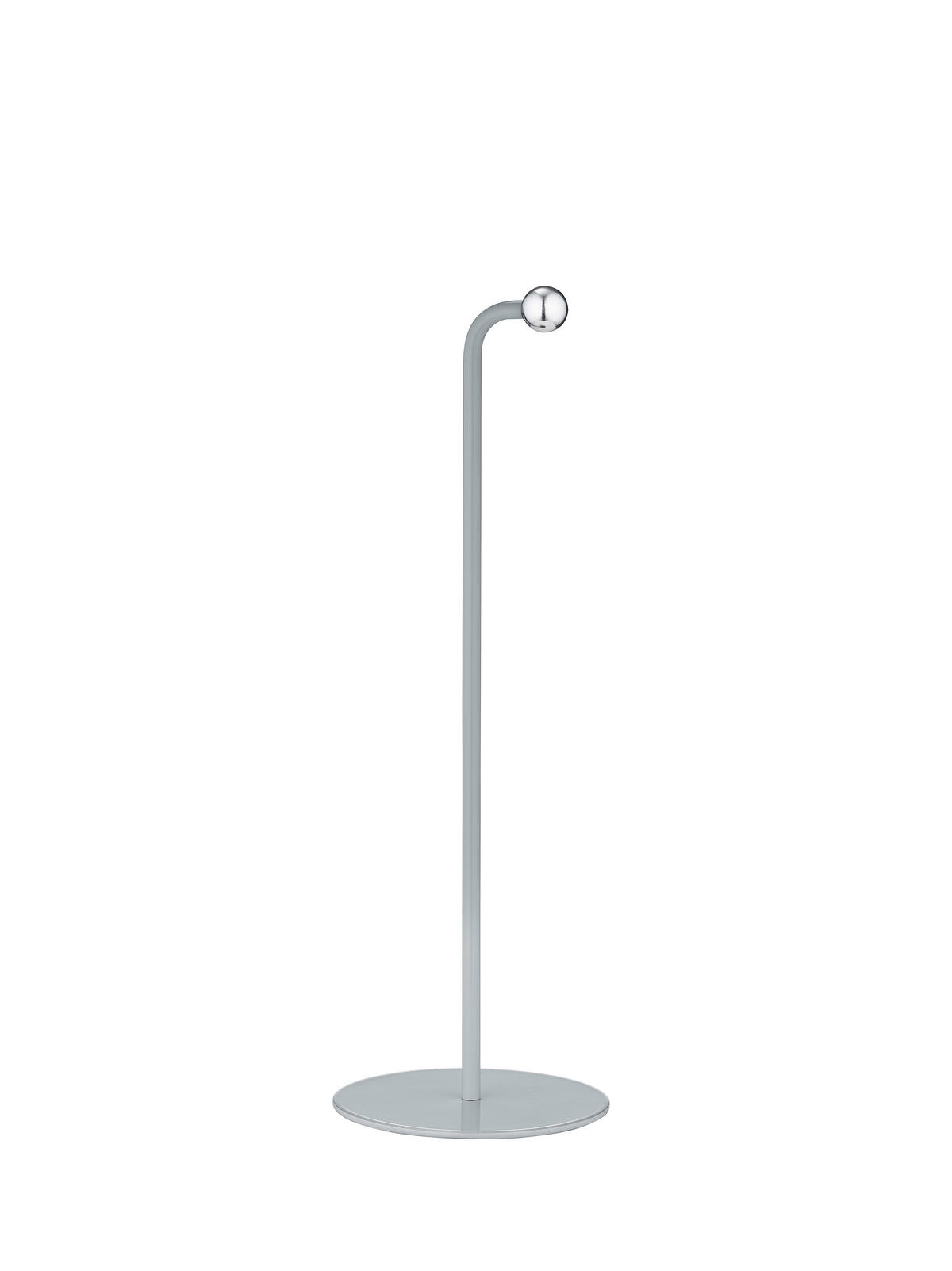 AKKU-TISCHLEUCHTE - Grau, Basics, Metall (20/12/36cm)