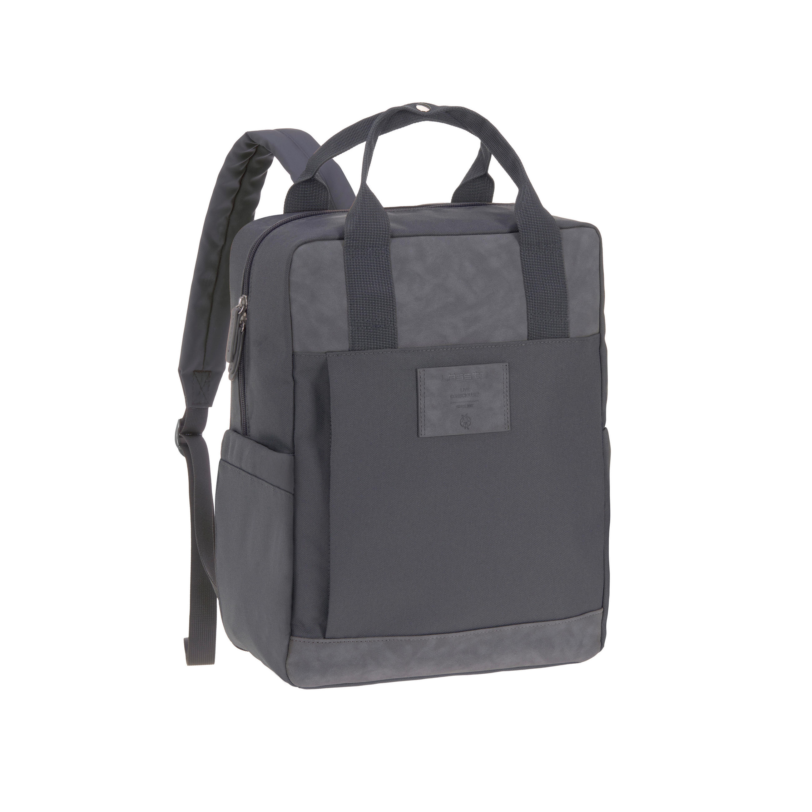WICKELRUCKSACK  - Anthrazit, Basics, Textil (28,5/14/38cm) - Lässig