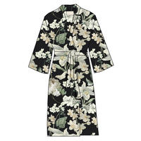 KIMONO  - Anthrazit, KONVENTIONELL, Textil (Snull) - Essenza