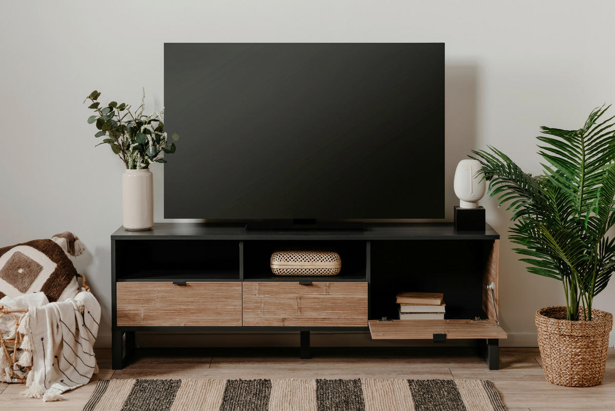 TV-ELEMENT - Anthrazit, Design, Holzwerkstoff/Kunststoff (160/56/40cm) - MID.YOU