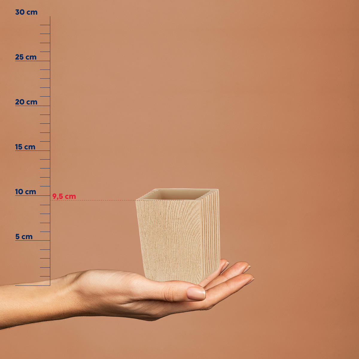 ZAHNPUTZBECHER  - Basics, Kunststoff (8/6/9,5cm) - Kela