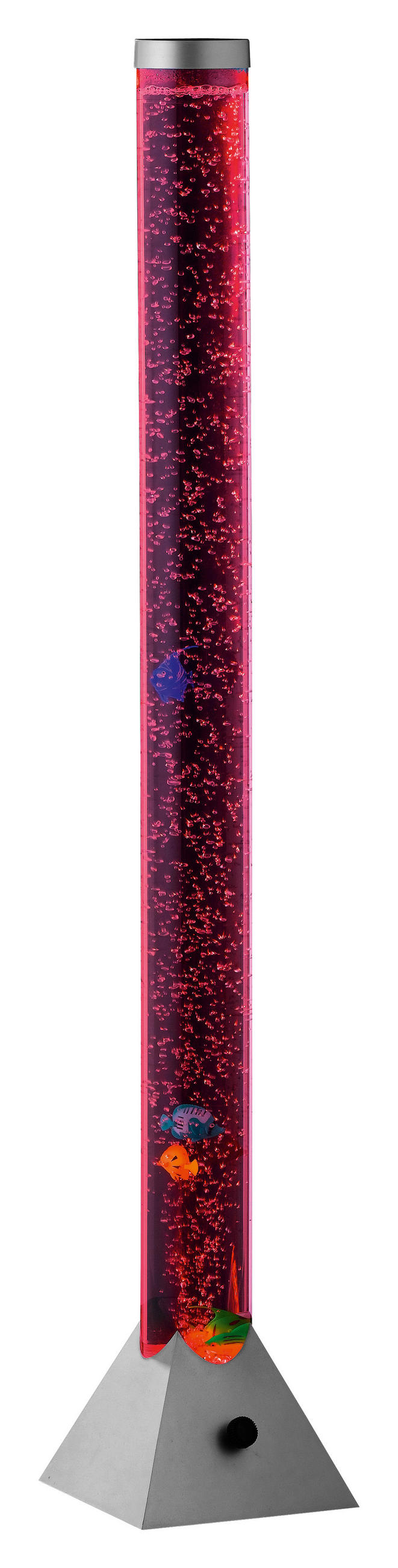PODNA LED LAMPA - providno/boja titanijuma, Trendi, plastika (21/130cm) - Xora