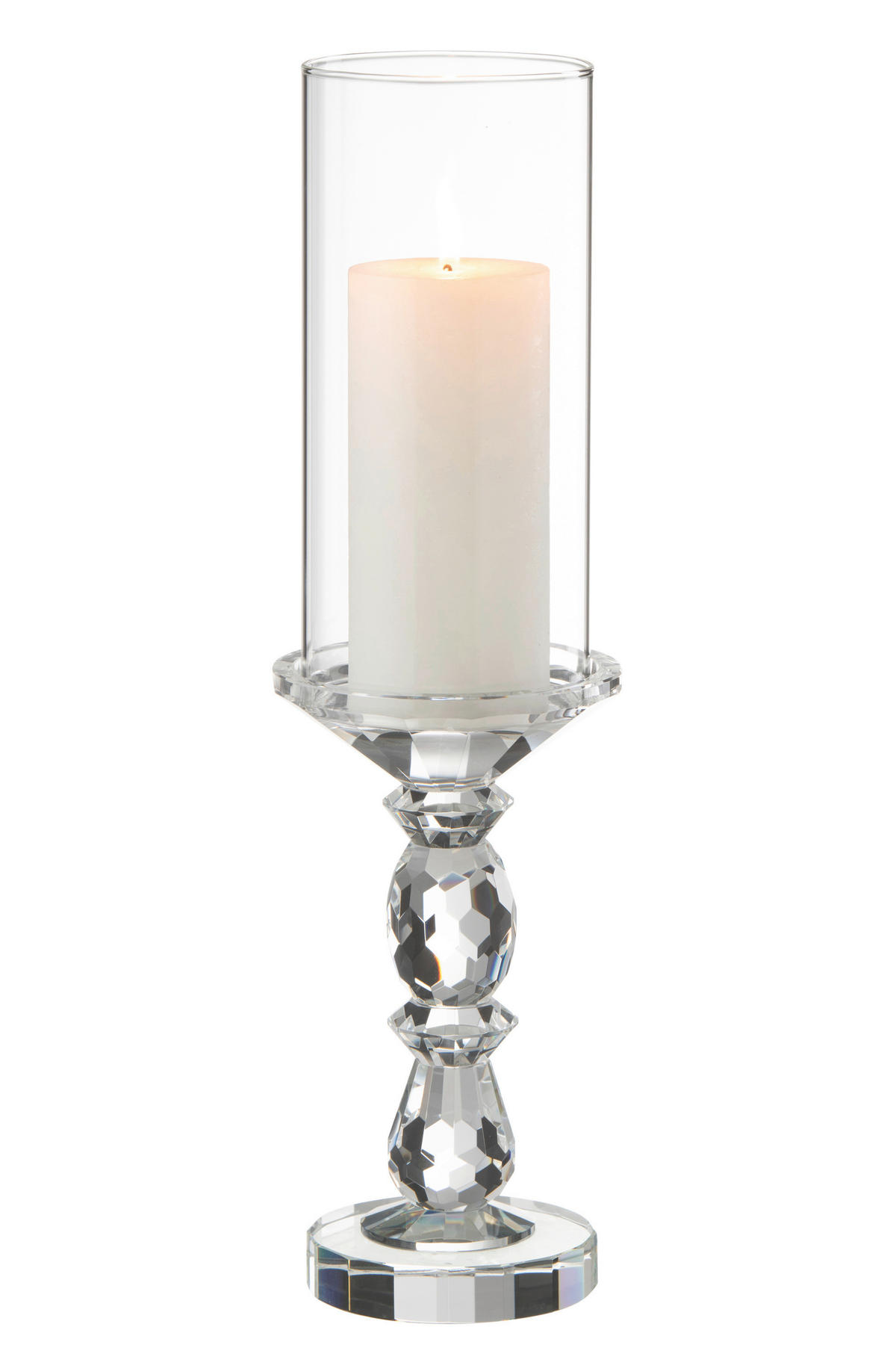 WINDLICHT - Transparent, Basics, Glas (12/12/42,5cm) - Ambia Home