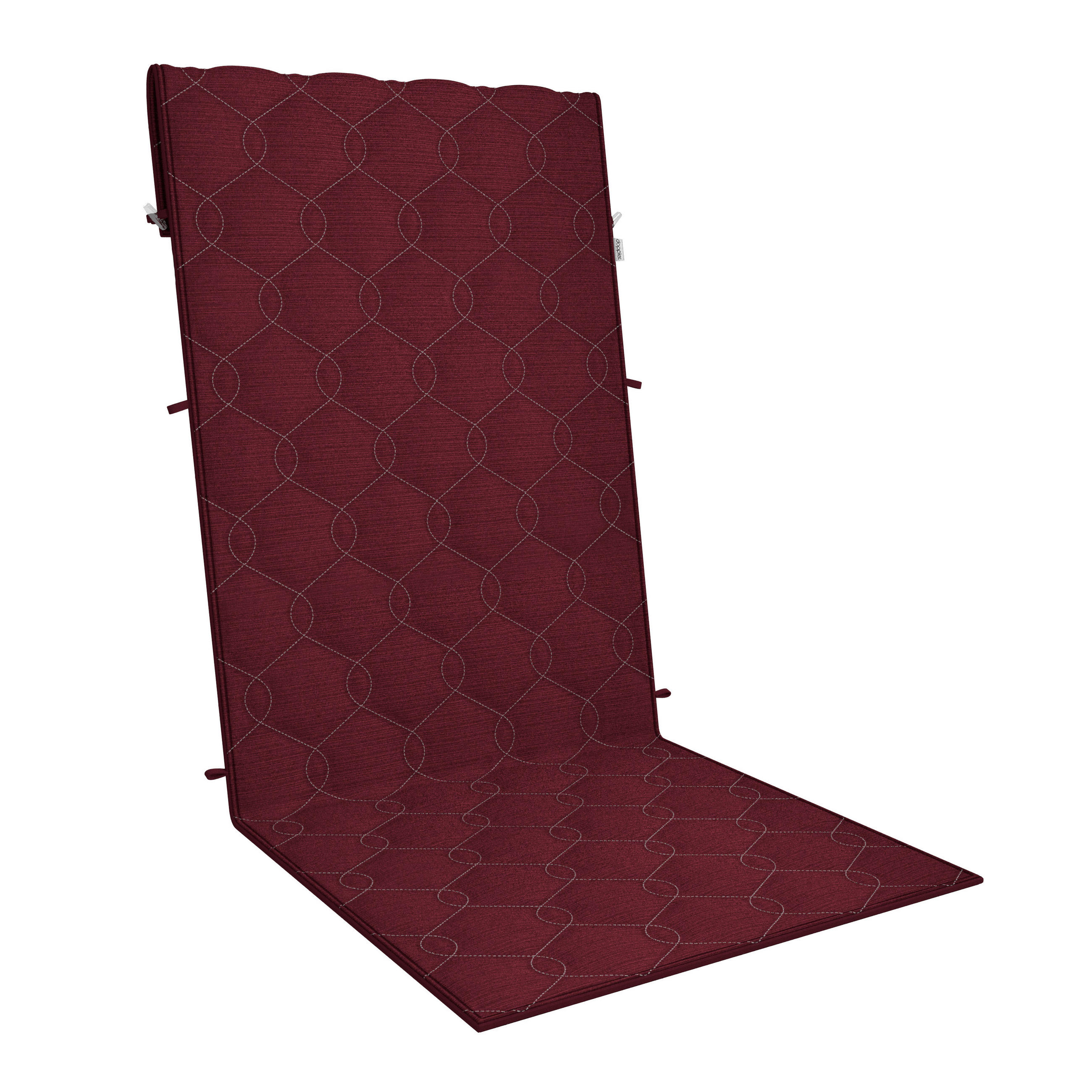 Pernă Pentru Scaun - bordo, Basics, textil (54/143/0,5cm) - Ambia Garden