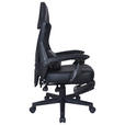 GAMINGSTUHL  in Lederlook, Netzbespannung Schwarz  - Schwarz, MODERN, Kunststoff/Textil (59/107-117/58cm) - Carryhome