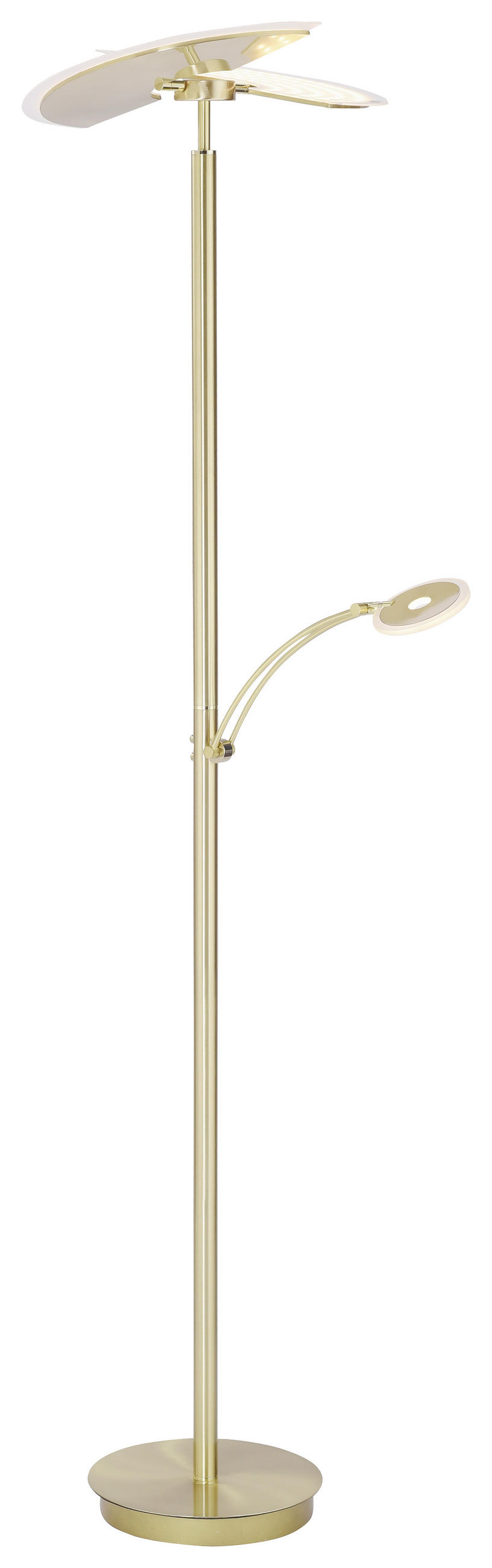LED-DECKENFLUTER 62/444/200,3 cm    - Messingfarben, Basics, Metall (62/444/200,3cm) - Paul Neuhaus