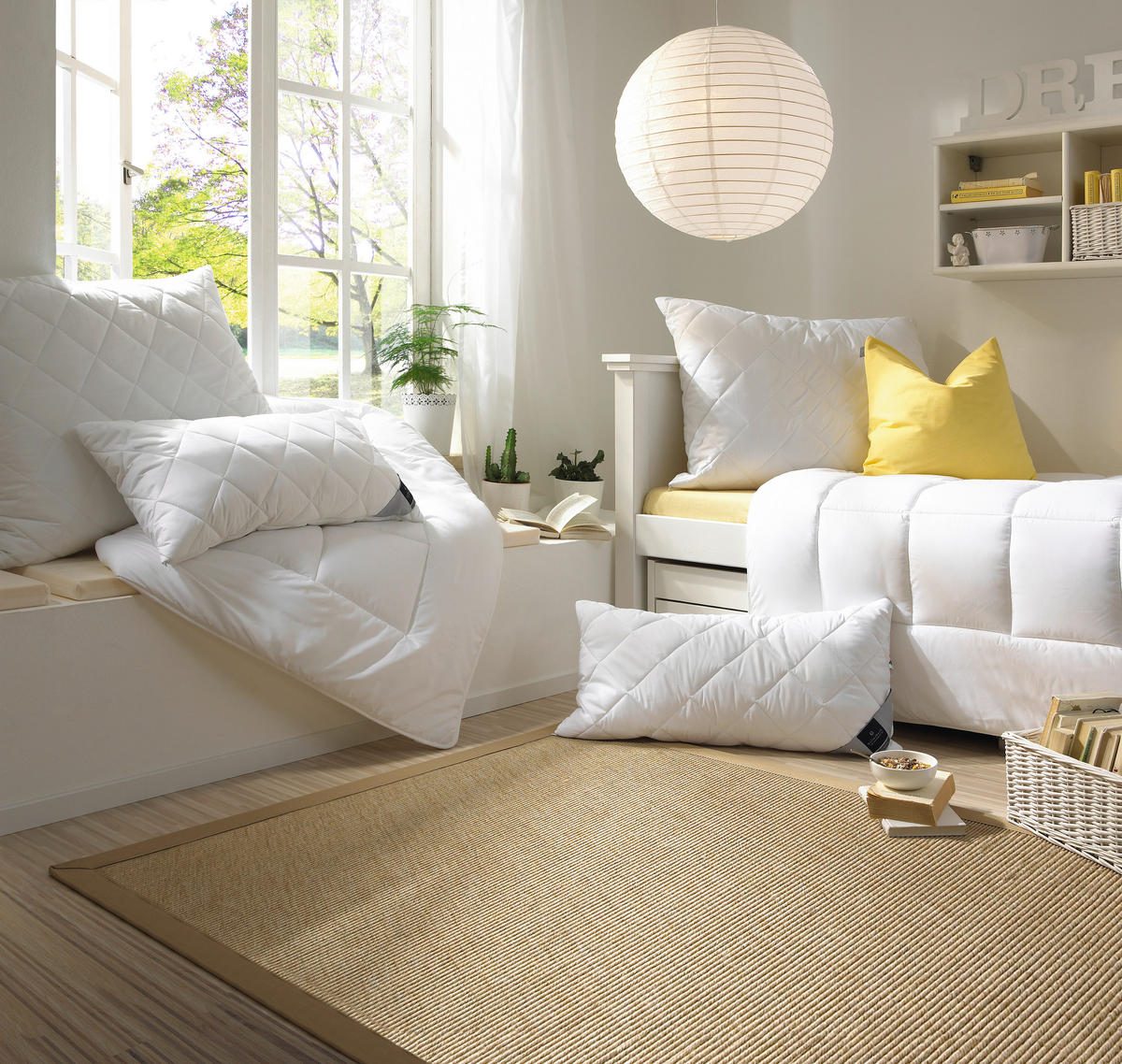 POLŠTÁŘ, 70/90 cm - bílá, Basics, textil (70/90cm) - Billerbeck
