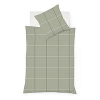 BETTWÄSCHE Lech Flanell 155/200 cm  - Grün, Design, Textil (155/200cm) - Fleuresse