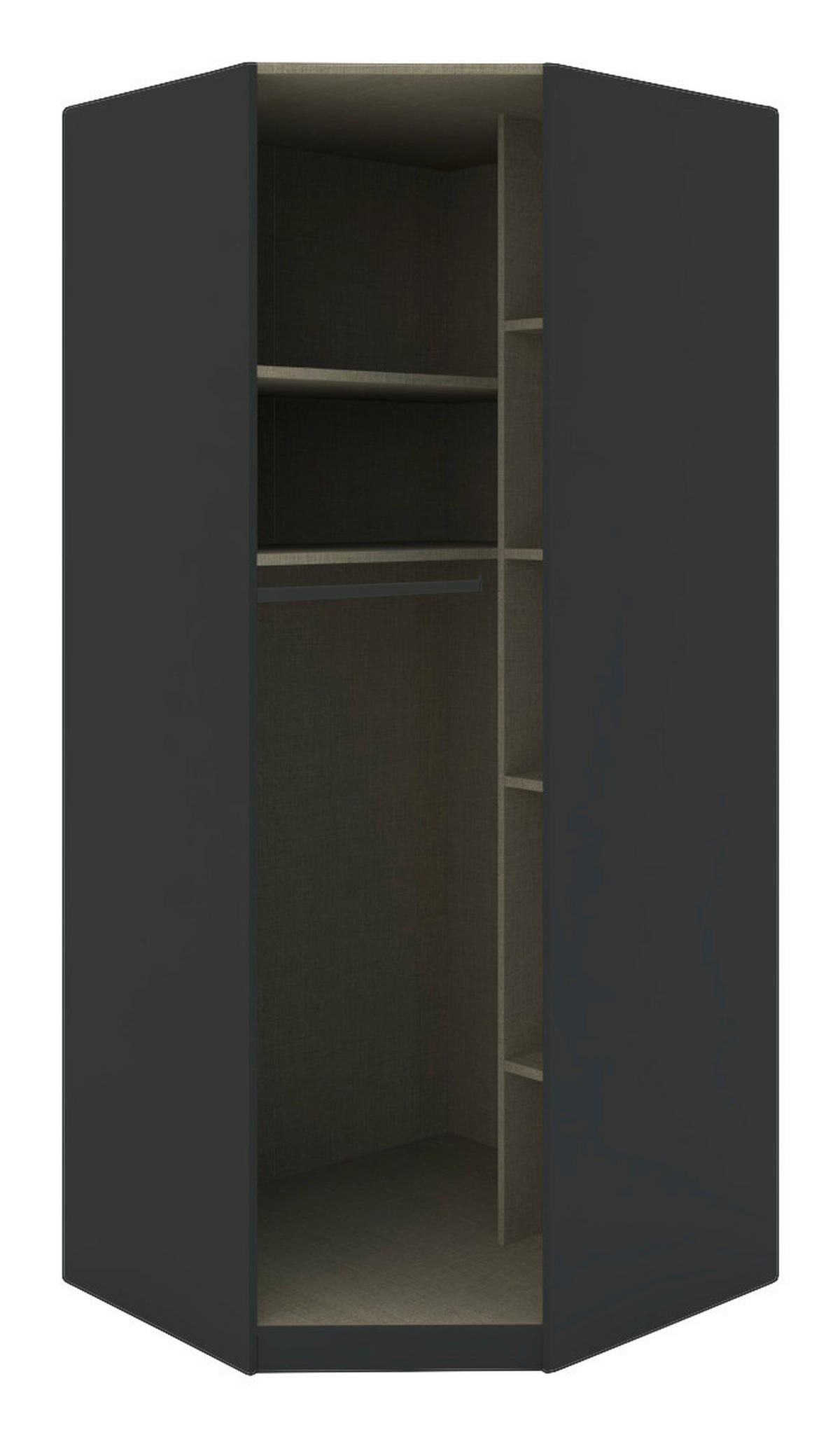 KORPUS KUTNOG ELEMENTA  antracit  91,1/210/91,1 cm    - antracit, Konvencionalno, drvni materijal (91,1/210/91,1cm) - Hom`in