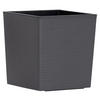 PFLANZENTOPF   - Anthrazit, Basics, Kunststoff (40/41,5/40cm) - Siena Garden