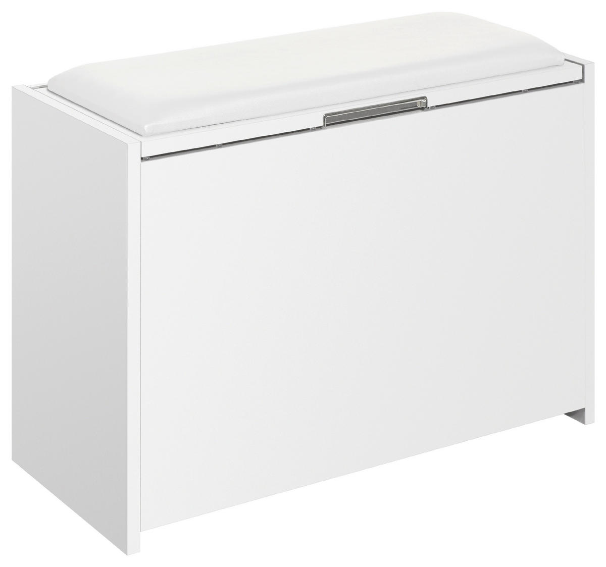 TRUHENBANK 64,2/48/40 cm Weiß Hochglanz  - Weiß Hochglanz, Basics (64,2/48/40cm) - Sadena