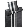 BETTWÄSCHE Cornflower Stripes Makosatin 135/200 cm  - Schwarz/Weiß, Basics, Textil (135/200cm) - Joop!
