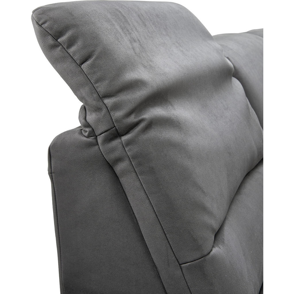 Thumbnail - Cantus Ecksofa, Anthrazit, Textil, 4-Sitzer, nicht einzeln stellbar, L-Form, 275x200 cm, DIN EN ISO 9001, Dgm, Goldenes ...