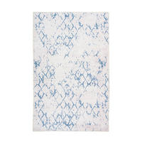 FLACHWEBETEPPICH 80/150 cm Peron 400 Weiß / Blau Blau, Weiß  - Blau/Weiß, KONVENTIONELL, Textil (80/150cm)