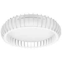 LED-DECKENLEUCHTE 60/14 cm   - Weiß, Design, Holz/Kunststoff (60/14cm) - P & B