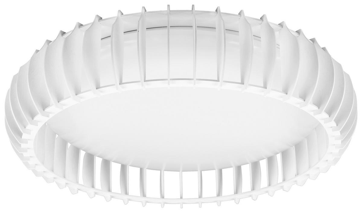 LED-DECKENLEUCHTE 60/14 cm   - Weiß, Design, Holz/Kunststoff (60/14cm) - P & B