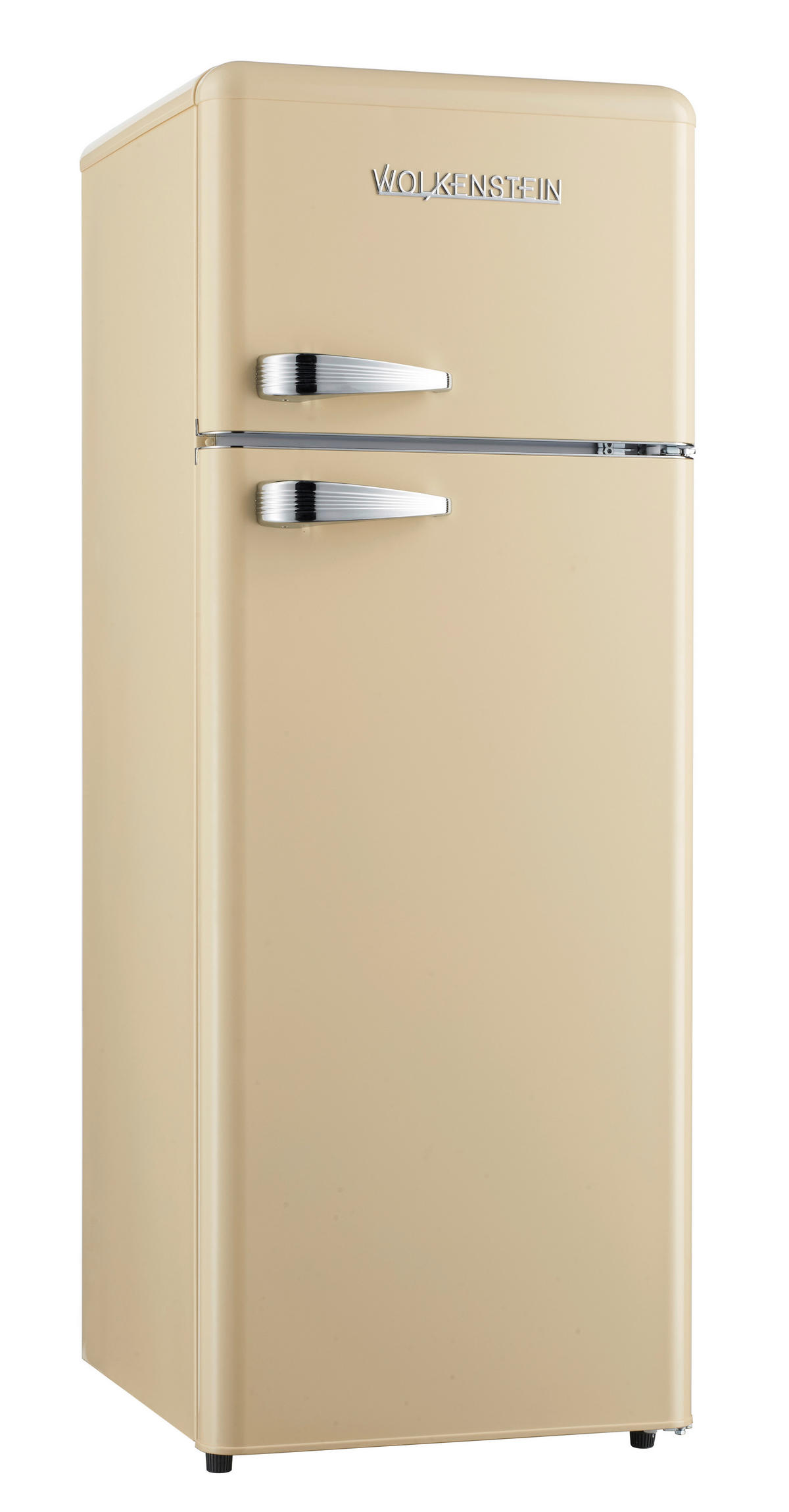 KÜHL-GEFRIER-KOMBINATION GK212.4RT SC  - Creme, Basics, Kunststoff/Metall (54,50/145,60/62,60cm) - Wolkenstein