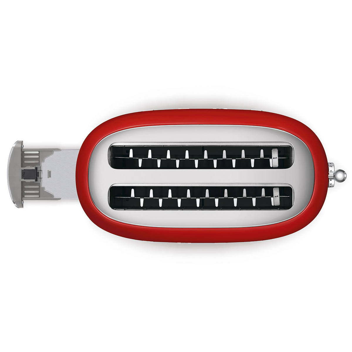 TOASTER  - Rot, Basics, Metall (41/21,5/20,8cm) - SMEG