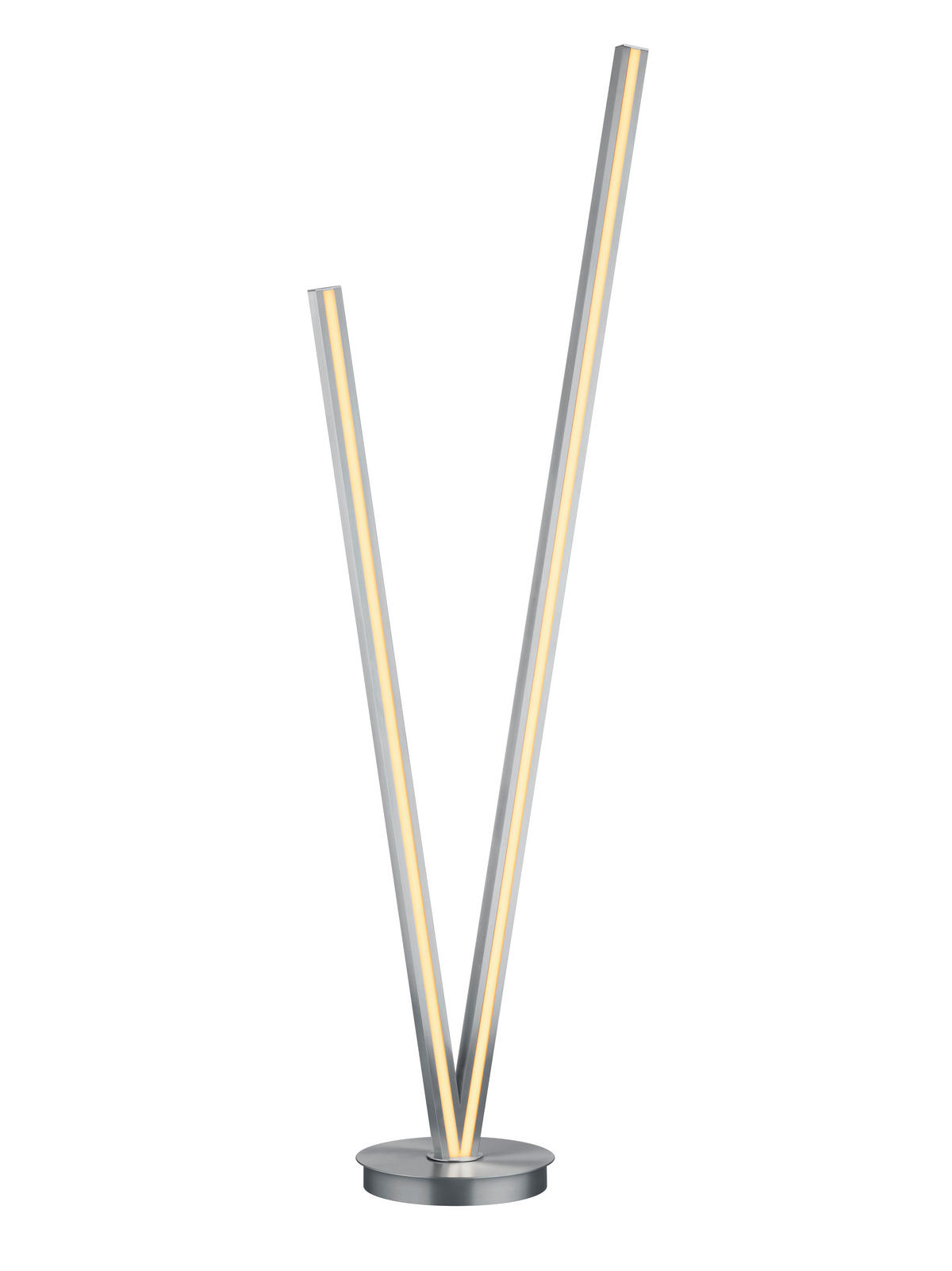 LED-STEHLEUCHTE Cicanto   - Nickelfarben, Design, Metall (54/172,5/30cm) - Cinque