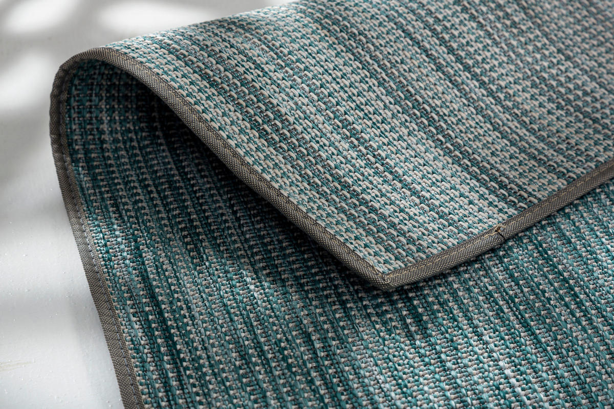 OUTDOORTEPPICH 70/140 cm Parkland Türkis  - Türkis, KONVENTIONELL, Textil (70/140cm) - Schöner Wohnen