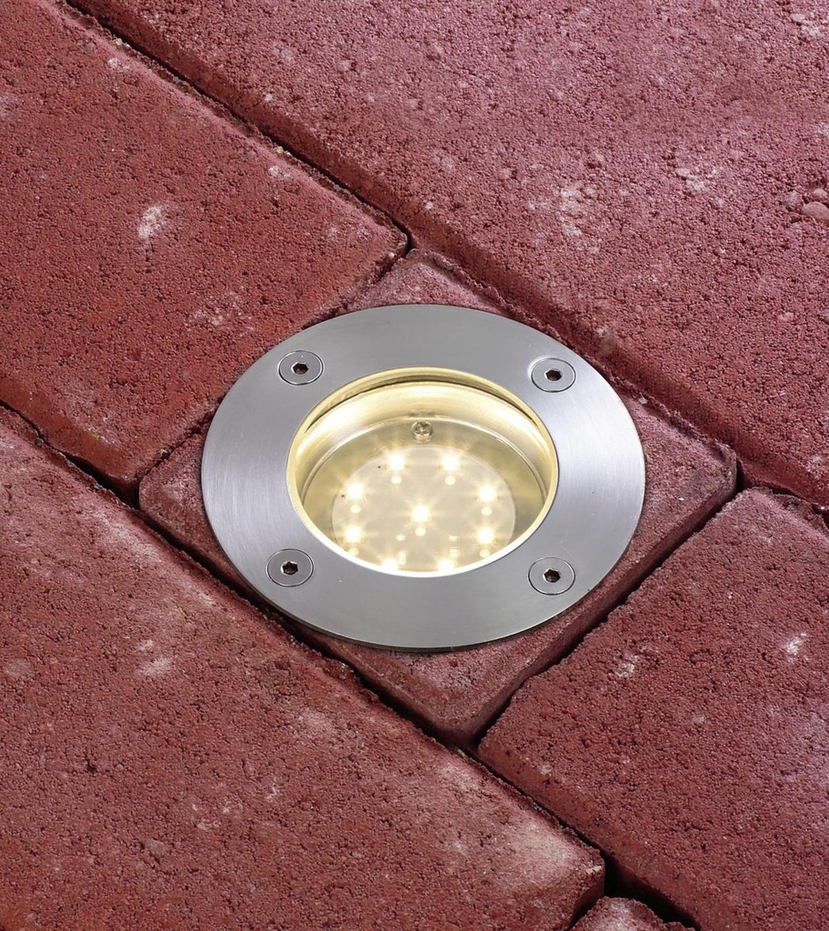 LED-AUßENLEUCHTE 11 cm  - Edelstahlfarben, Basics, Metall (11cm) - Paulmann