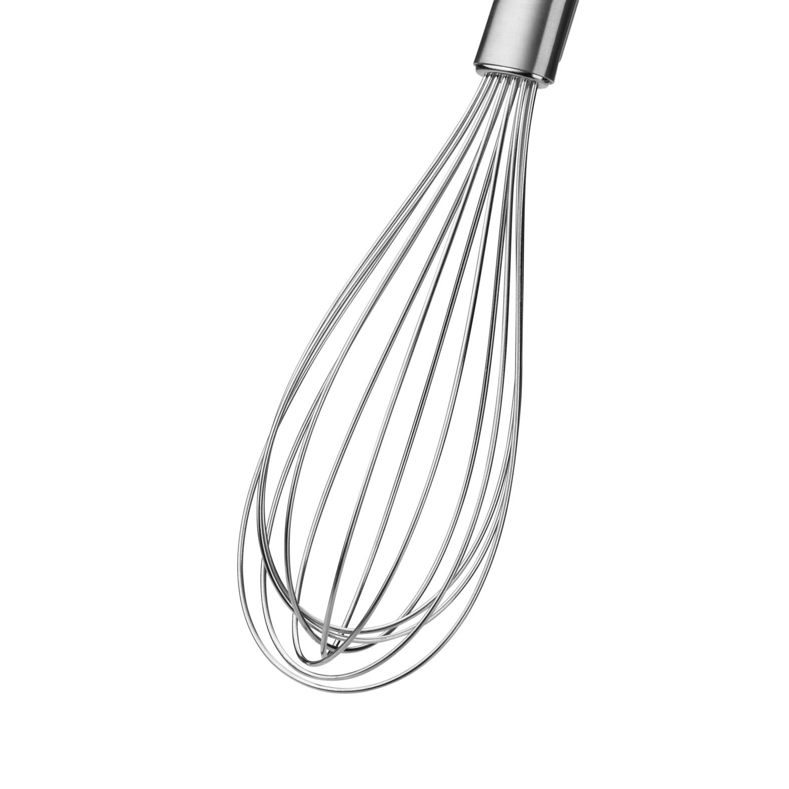 SCHNEEBESEN Profi Plus  - Edelstahlfarben/Schwarz, Basics, Metall (28cm) - Silit